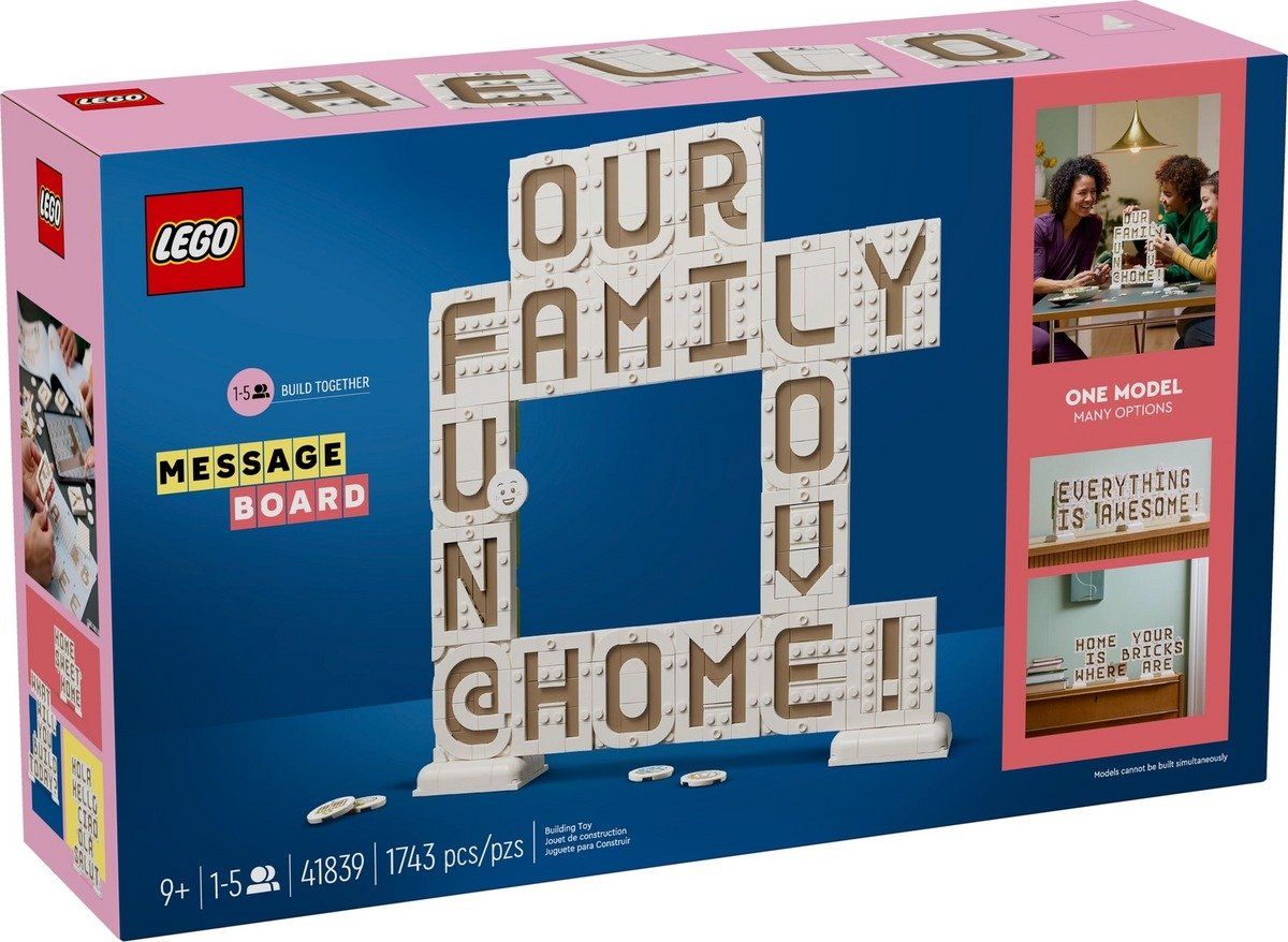 Lettering in LEGO: The Wordplay of 41839 Message Board - BrickNerd